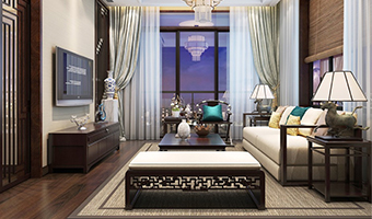 繁華之下，縱享從容、儒雅的新中式居所