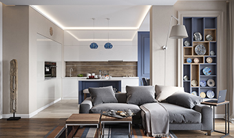 開放式廚房跟客廳要怎么規(guī)劃設計？