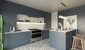 定制櫥柜后面要不要貼瓷磚？