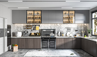 什么顏色的櫥柜門看上去高檔一些？