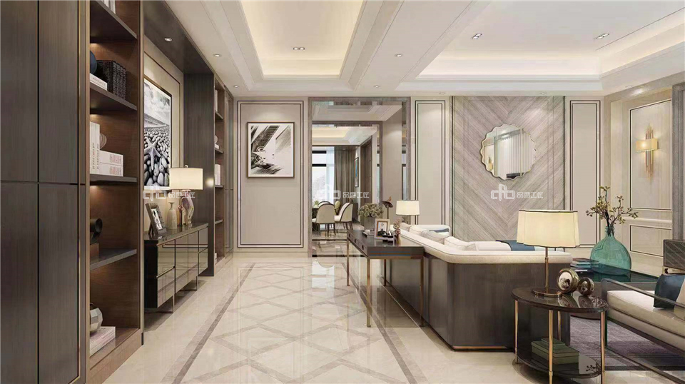 整木定制別墅裝修現(xiàn)代極簡(jiǎn)輕奢風(fēng)格效果圖(圖2) 整木定制別墅裝修現(xiàn)代極簡(jiǎn)輕奢風(fēng)格效果圖(圖2)