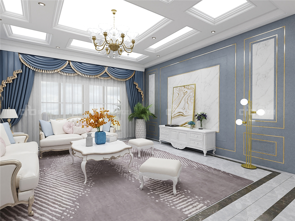 整木定制美式輕奢風(fēng)格，每一處都是怦然心動的(圖3)