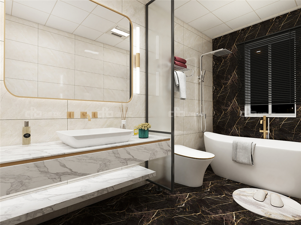 整木定制現(xiàn)代輕奢風(fēng)格與金屬共舞，領(lǐng)略流光歲(圖22)