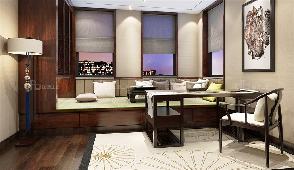 繁華之下，縱享從容、儒雅的新中式居所(圖7)