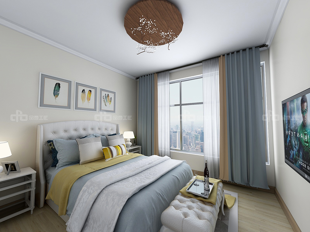 整木定制臥室效果圖，夢(mèng)生長(zhǎng)的花園(圖11)