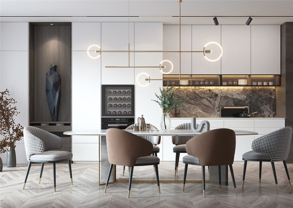 餐廳裝修餐邊柜有必要定制嗎？(圖1)