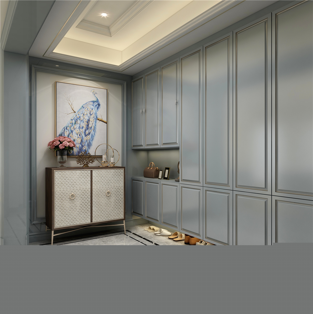 玄關(guān)定制鞋柜有哪些樣式？(圖2)