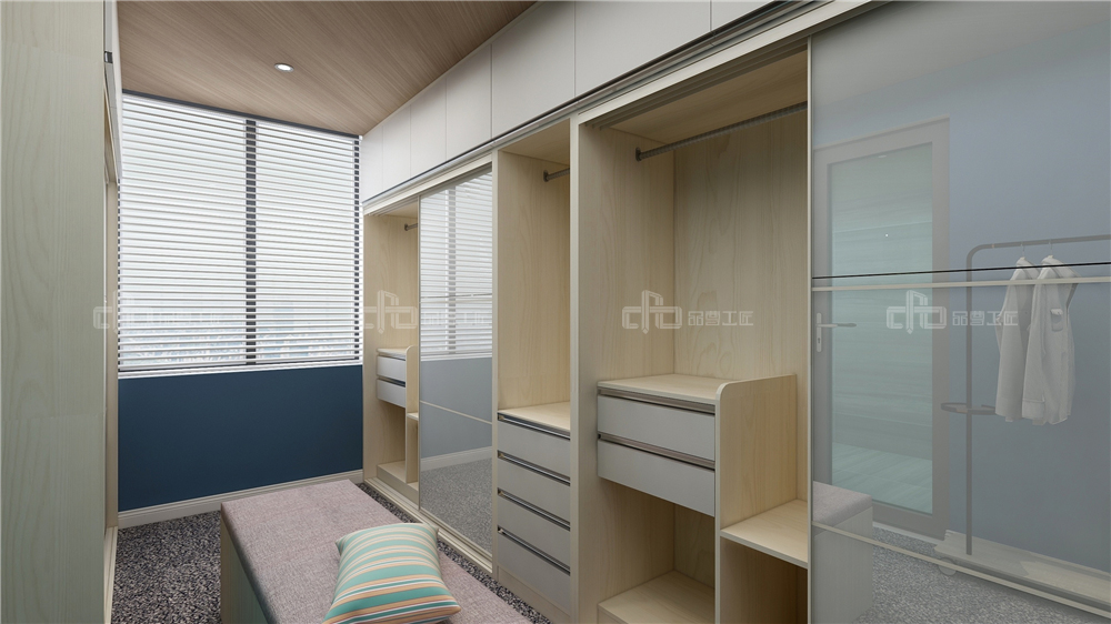 臥室衣柜由哪些結構組成的？(圖2)