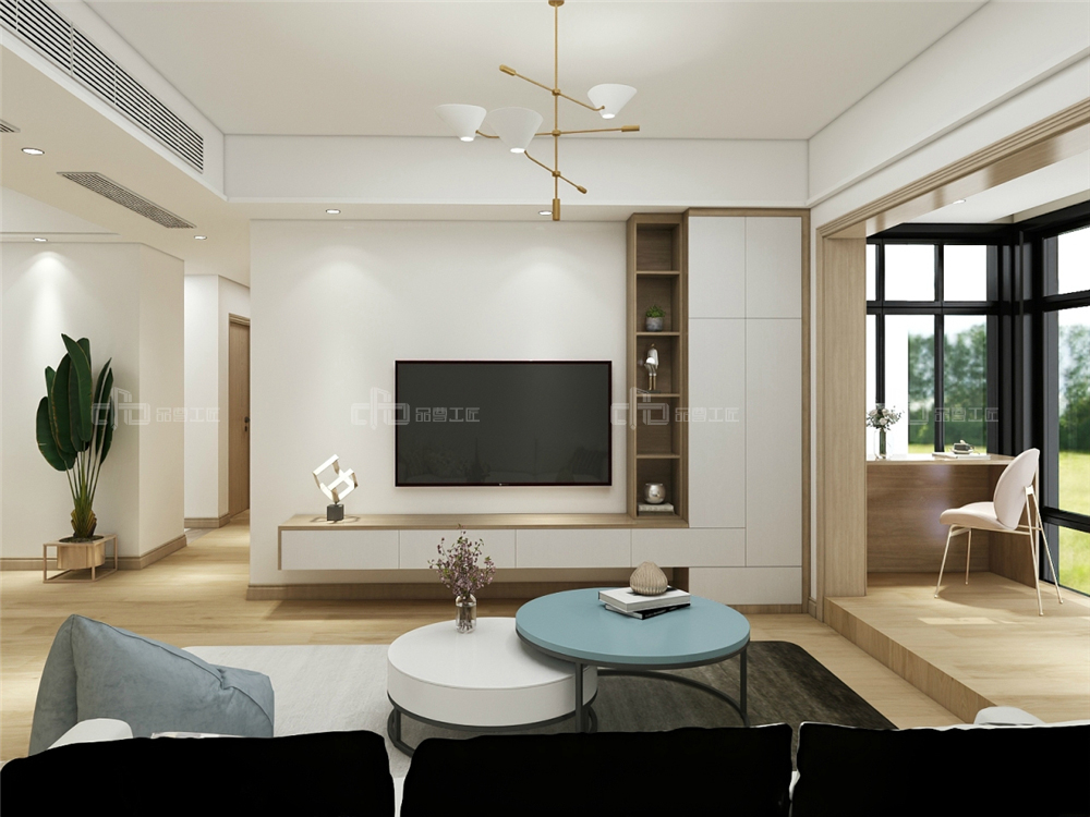 客廳電視柜定制怎么設(shè)計好，有哪些款式？(圖1)
