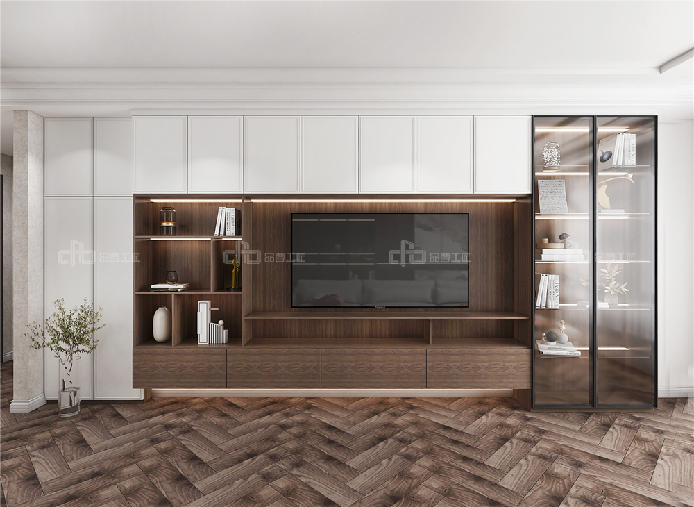客廳電視柜定制怎么設(shè)計好，有哪些款式？(圖2)
