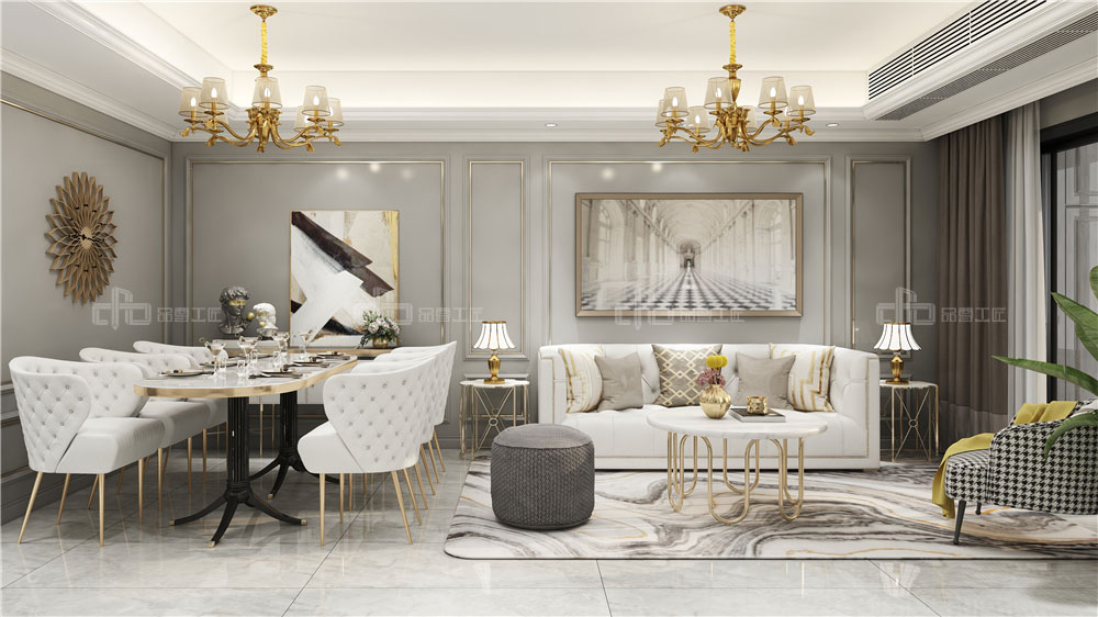 全屋定制如何設(shè)計(jì)美式輕奢風(fēng)格？(圖1)