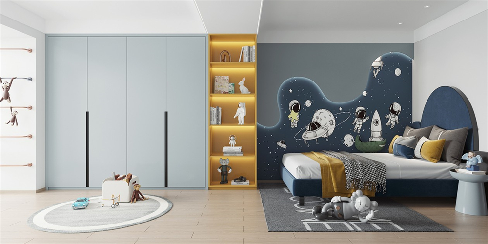 全屋設(shè)計兒童房定制要注意什么？(圖1)