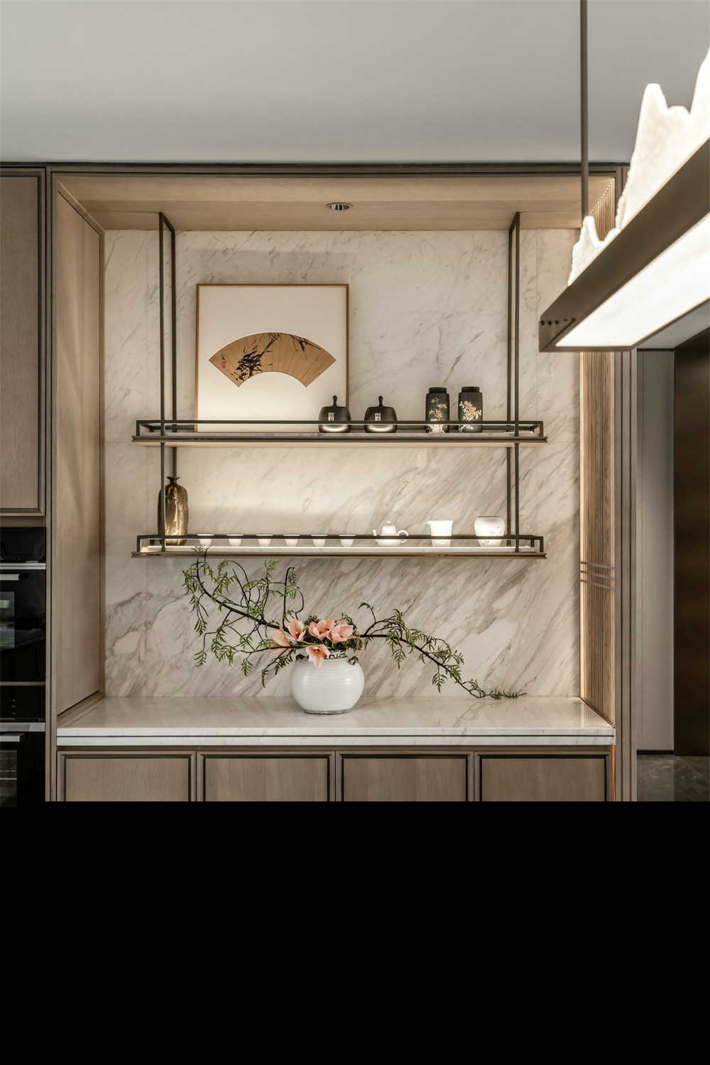 整木定制新中式風(fēng)格，125㎡樣板房賞析(圖15)