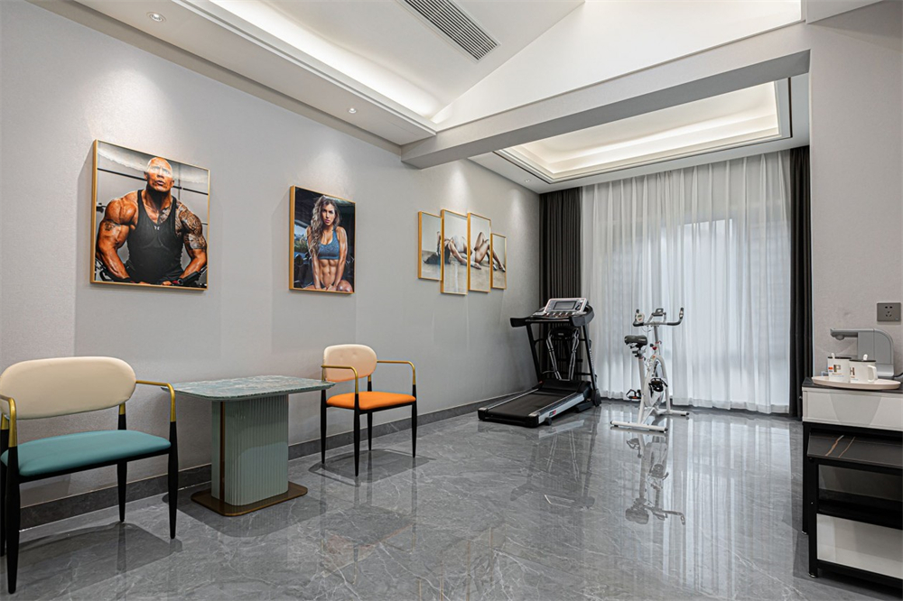 400㎡別院實(shí)拍，詩畫意境輕奢風(fēng)格(圖22)