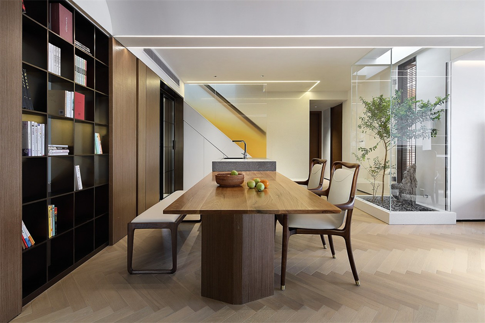 200㎡大平層整木定制，現(xiàn)代極簡(jiǎn)風(fēng)格(圖8)