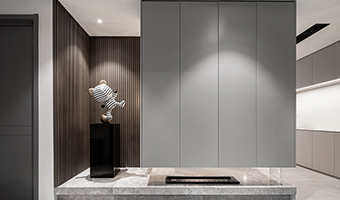 228㎡全屋定制大平層，現(xiàn)代極簡風(fēng)格設(shè)計(jì)案例