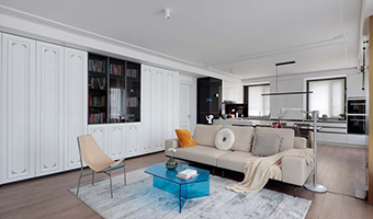 143㎡簡約法式，高級而浪漫的美居