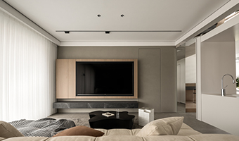 124㎡商品房整木定制，現(xiàn)代簡約風格設(shè)計