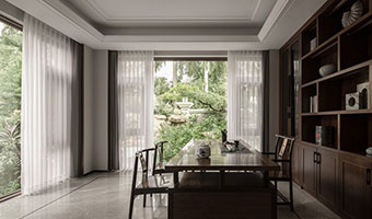 800㎡新中式整木定制，花園別墅設(shè)計(jì)案例