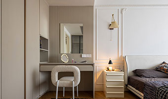 120㎡混油整木定制，浪漫法式輕奢風(fēng)