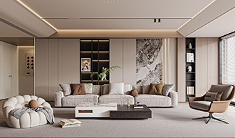 客廳背景墻木飾面怎么設(shè)計？