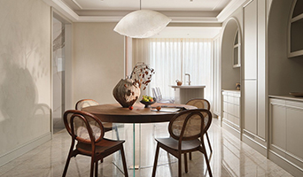 237㎡法式大平層，整木定制效果圖案例