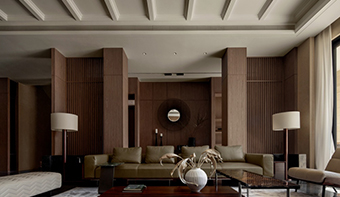 500㎡別墅豪宅整木定制，新中式裝修美學(xué)