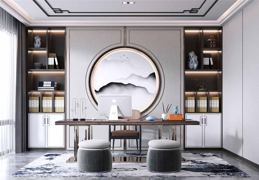 書房裝修一般都選擇什么樣的風(fēng)格？(圖2)