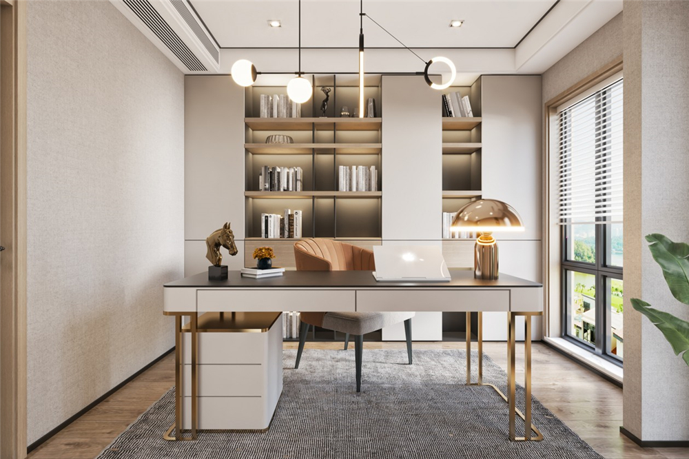 全屋定制書房裝修要注意什么？(圖1)
