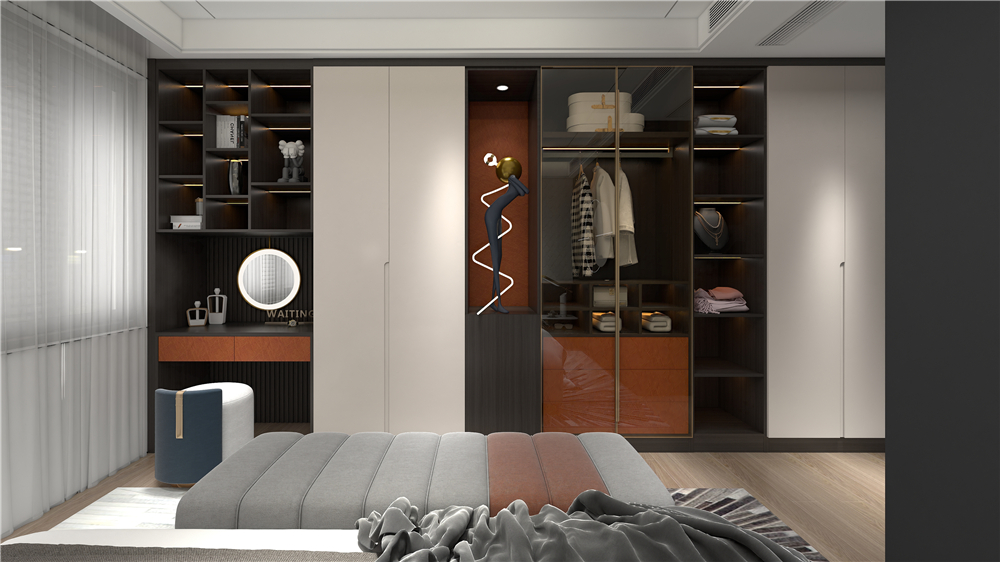 定制衣柜和整體衣帽間有什么區(qū)別？(圖2)