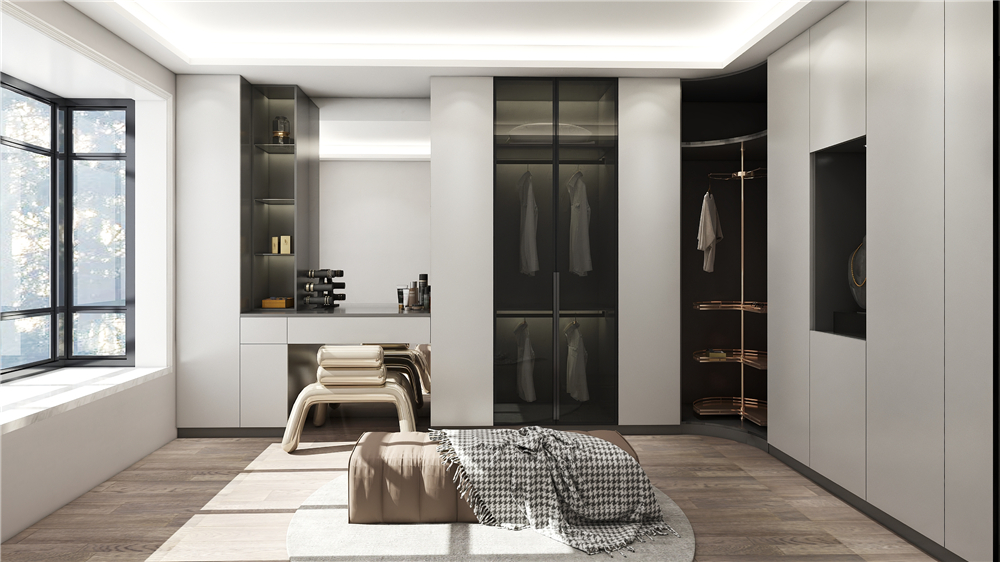 定制衣柜和整體衣帽間有什么區(qū)別？(圖4)