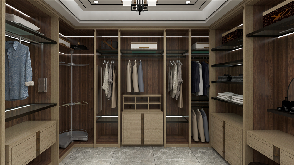 定制衣柜和整體衣帽間有什么區(qū)別？(圖5)